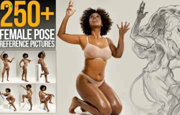 250 张女性动态姿势参考图片 250+ Female Pose Reference Pictures