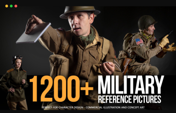 1200 张军事题材参考图片 1200+ Military Reference Pictures
