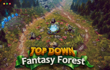 Unity – 奇幻森林 Top Down – Fantasy Forest (URP)