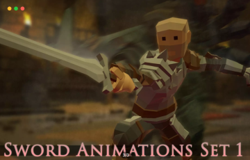 Unity – 舞剑动画集 Sword Animations Set 1
