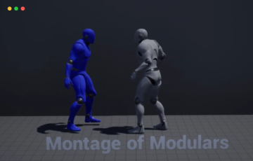 【UE4/5】丧尸怪物动画模块化交互动画 Zombie Movement and Modular Interaction Animations