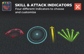 Unity – 技能和攻击指标图标 Skill & Attack Indicators