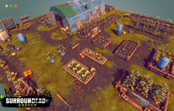 Unity – 生存游戏花园场景环境 SurrounDead – Garden