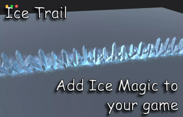 Unity – 冰粒子游戏特效 Ice Particle Systems