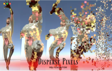 Unity插件 – 像素分解特效插件 Disperse Pixels