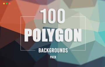 Unity – 100 个多边形背景 100 Polygon Backgrounds