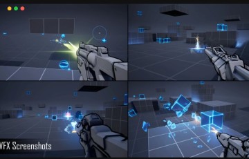 【UE5】风格化枪口和冲击特效 VFX Pack – Stylized FPS Muzzle and Impacts Effects