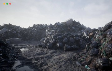 【UE5】垃圾堆环境场景 Heaps and Piles