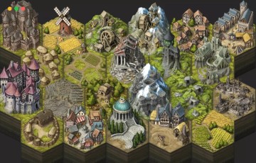 Unity – 中世纪奇幻场景 Hex Medieval-Fantasy Locations