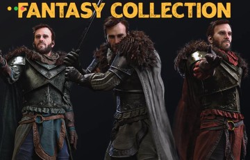 【UE5】模块化骑士 Modular Knight – Male Humans – Fantasy Collection