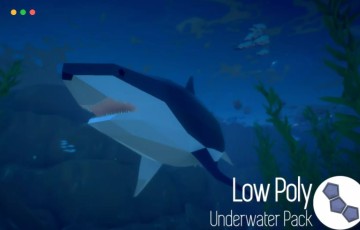 Unity – 低多边形水下资产包 Low Poly Underwater Pack