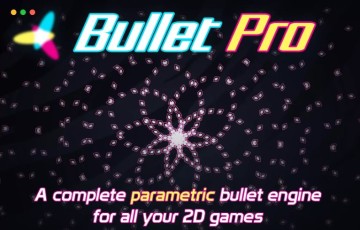 Unity插件 – 2D游戏子弹轨道优化插件 BulletPro – 2D Projectile Workspace