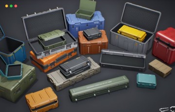 【UE4/5】军用箱包 Military Cases Package
