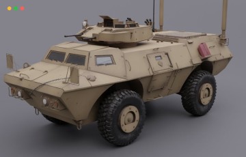 模型资产 – 步兵坦克机动车 M1117 Guardian Armored Security Vehicle