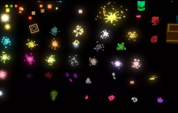 Unity – 体素卡通粒子特效包 Pixel And Voxel Cartoon Particle FX Pack