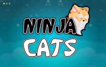 Unity角色 – 忍者猫角色包 2D Ninja Cats Character Set (Spine)