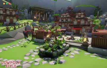 Unity – 风格化亚洲环境 Lowpoly Style Asia Environment