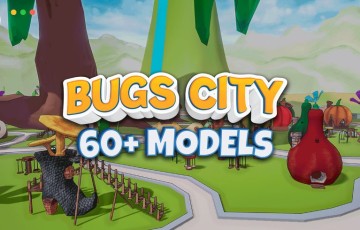 Unity – 卡通城市 Bugs City Toon Pack