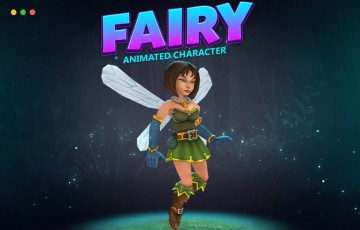 Unity角色 – 童话动画角色 Fairy animated character