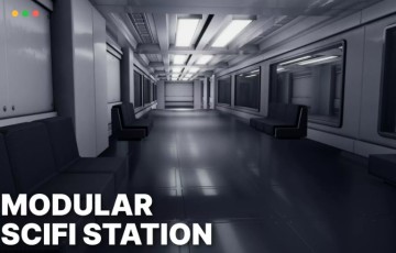 Unity – 模块化科幻站 Modular Scifi Station – Environment (HDRP)