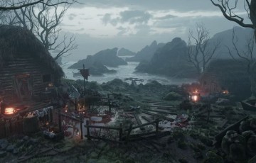 【UE5】灾后村庄环境 The Aftermath Environment (Medieval, Village) + ULAT