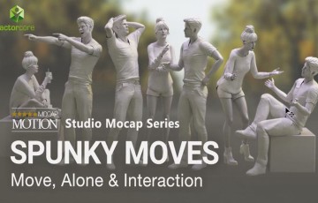 【UE4/5】充满活力的动作动画 ActorCore Spunky Moves