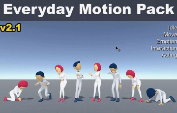Unity动画 – 日常动画包 Everyday Motion Pack