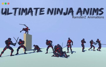 Unity动画 – 忍者动画 Ultimate Ninja Anims
