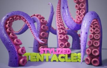 【UE4/5】风格化触手 Stylized Tentacles (Animated)