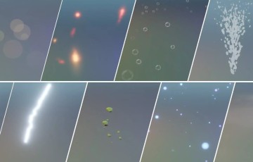 Unity特效 – 自然粒子效果包 VFX Library: Nature Particle Effects Pack