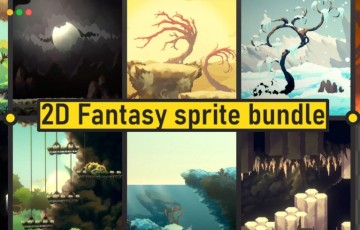Unity – 奇幻游戏精灵包 2D Fantasy sprite bundle
