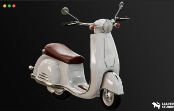 【UE5】都市摩托车 City Scooter