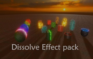 Unity特效 – 溶解特效 Dissolve Effect Pack