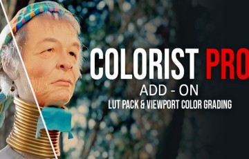Blender插件 – 调色插件+预设 Colorist Pro – Luts & Viewport Color Grading