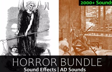 Unity音效 – 游戏恐怖音效包 Horror Bundle – Sound Effects