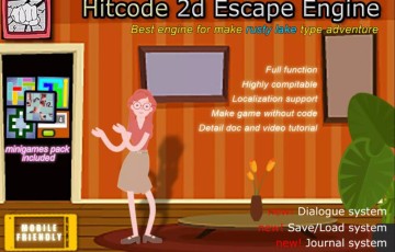 Unity – 2D密室逃脱游戏 2d Escape Engine