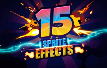 Unity – 15 种粒子特效 15 Sprite Effects