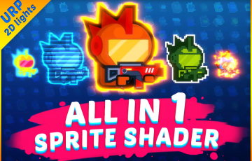 Unity材质 – 多合一精灵材质 All In 1 Sprite Shader