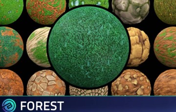 Unity – 风格化森林纹理 Stylized Forest Textures – RPG Environment
