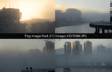 190张城市雾景MP参考素材 Fog image pack 190 images