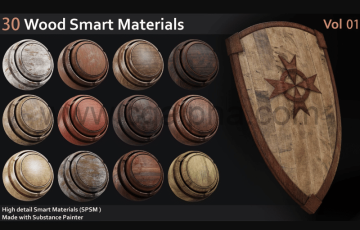 30 种木质智能材质 Wood Smart Materials Vol1