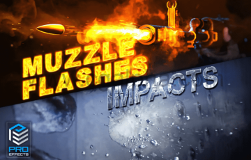 Unity – 子弹射击特效 PRO Effects: FPS Muzzle flashes & Impacts
