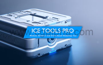 Blender插件 – 模块化布尔建模工具 Ice Tools Pro