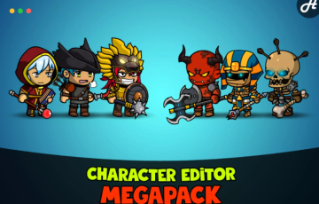 Unity – 角色编辑器 Character Editor: Megapack