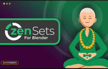 Blender插件 – 创建管理对象组插件 Zen Sets