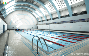 【UE4/5】模块化游泳池 Modular Swimming Pool Megapack