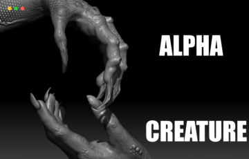 异形生物贴图素材 Alpha Creature