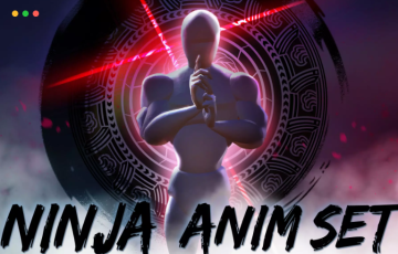 Unity – 动作角色扮演游戏动画集 Bare Ninja AnimSet