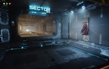 【UE5】科幻宇宙飞船和基础套件 Nanite Sci-Fi Spaceship and Base Kit Bash
