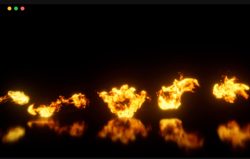 【UE4/5】真实火焰特效 Real Fire Pack 2d Effect